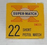 Very Scarce, Full Brick Western Super-Match 22 Short Pistol Match, Made onlyin 1961. - 2 of 2