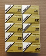 Full Brick Federal Power-Flite High Velocity 22 LR, 500 Cartridges - 4 of 5