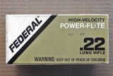 Full Brick Federal Power-Flite High Velocity 22 LR, 500 Cartridges - 1 of 5