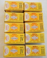 10 (total) Boxes Western Super Mark III & Mark IV Including 2 Pistol Match 22 Long Rifle - 1 of 2