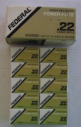 Federal Brick 500 22 Long Rifle Cartridges Power Flite #510 High Velocity - 1 of 1