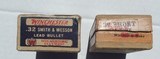 Winchester .32 S & W Full 1931/32 & .32 Cal Short Rim Fire Black Powder - 3 of 7