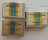 3 Sealed
ARMOR PIERCING Caliber .30 M2 each with 20 cartriges - 1 of 3