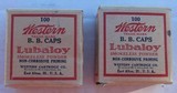 Two Boxes Western B.B. Caps, Lubaloy K1201R Code, Each box full 100 count - 1 of 6