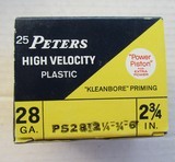 Mint Peters High Velocity 28 gauge Full & Correct Box. Power Piston - 2 of 6