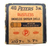 Peters High Velocity .410 Shotgun Shell Box, Full Paper Shells 3