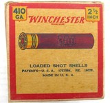 Winchester Super Speed .410 Shotgun Shell Box, Paper Shells 2 1/2