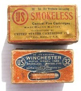United States Cartridge Co. 1-Box .351 (40 Ctgs) .32 Winchester Full Box 50 Ctgs. - 1 of 7