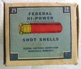 Federal Hi-Power 28 gauge Paper Shells, from 1959 - 5 of 6