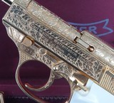 Walther P38, Factory Gold Plated Engraved, Box. - 11 of 15