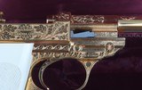 Walther P38, Factory Gold Plated Engraved, Box. - 14 of 15