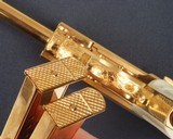 Walther P38, Factory Gold Plated Engraved, Box. - 10 of 15