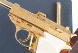 Walther P38, Factory Gold Plated Engraved, Box. - 6 of 15