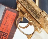 Walther P38, Factory Gold Plated Engraved, Box. - 9 of 15