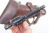 Swiss Bern 1882 Military Revolver, Wood Grips, Holster. - 7 of 10