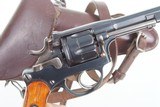 Swiss Bern 1882 Military Revolver, Wood Grips, Holster. - 4 of 10