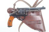 Swiss Bern 1882 Military Revolver, Wood Grips, Holster. - 2 of 10