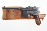 Mauser, C96, Late 1930 Commercial, Stock, 7.63mm, A-1333 - 1 of 15