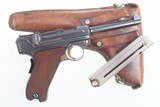 DWM Swiss 1900 Luger, Military, Holster, 921, A-1351 - 1 of 18