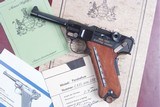 Mauser 1902 Cartridge Counter Luger, As NEW in Case - 1 of 15