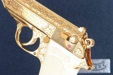 Walther, PPK, Gold Engraved, Presentation Case, Post War, A-1439 - 6 of 15