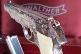 Walther, PP, Silver Engraved, Presentation Case, Post War - 8 of 15