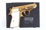 Walther, PPK/S, Gold Engraved, Post War - 2 of 15