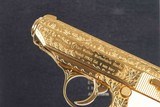 Walther, PPK/S, Gold Engraved, Post War - 9 of 15