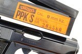 Walther PPK/S, NIB with Accessories, 205500S, I-1078 - 3 of 15