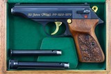 Walther, PP, 50 Jahre, German Pistol, Cased Ensemble, 7.65mm, CW029, I-1056 - 4 of 15