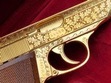 Walther, PP, Gold Engraved, Presentation Case, Post War, 44459LR, I-1098 - 14 of 18