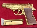 Walther, PP, Gold Engraved, Presentation Case, Post War, 44459LR, I-1098 - 6 of 18