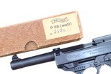 Walther P38, Early 5.6 .22LR, Nearly NIB, 313582, I-1080 - 3 of 13
