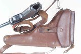 Swiss Luger 1906, Military, Cross in Sunburst, Holster, Strap, 8318, I-595 - 21 of 25