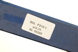 Swiss SIG P210-1, Zurich Police, Boxed, 9mmP, P55289 , I-1061 - 10 of 13