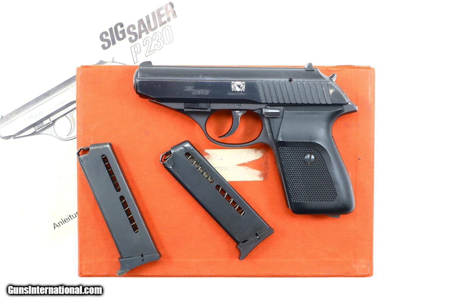 Sig Sauer, P230, Zurich Police, Boxed with Spare Magazine