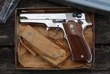 Smith & Wesson, Model 39-2, Nickled, Virtually NIB, A307665, A-1647 - 1 of 12