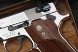 Smith & Wesson, Model 39-2, Nickled, Virtually NIB, A307665, A-1647 - 3 of 12