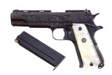 Gabilondo y Cia, Llama Modelo VIII pistol, Factory Engraved, Boxed, 9mm Largo, 695002, A-1712 - 2 of 14