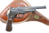 Mannlicher 1905 Austrian Pistol, Argentine Military, Holster, 5940, A-1840 - 3 of 16