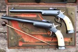 Galand Target Pistols with Ivory Stocks, Cased with Accessories, 5675, 5676, PCA-117 - 3 of 25