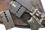 Rare Bergmann 1897 No. 5 pistol, #101, Matching Stock, ANTIQUE, PCA-142 - 11 of 22