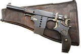 Rare Bergmann 1897 No. 5 pistol, #101, Matching Stock, ANTIQUE, PCA-142 - 2 of 22