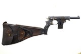 Rare Bergmann 1897 No. 5 pistol, #101, Matching Stock, ANTIQUE, PCA-142 - 17 of 22