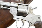 French 1873 Military Revolver, Matching, Original Holster, J5834, O-90, ANTIQUE - 4 of 15