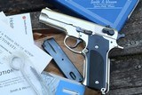 Smith & Wesson, Model 59 , Nickled Pistol, As NIB, A623963, A-1653 - 13 of 16