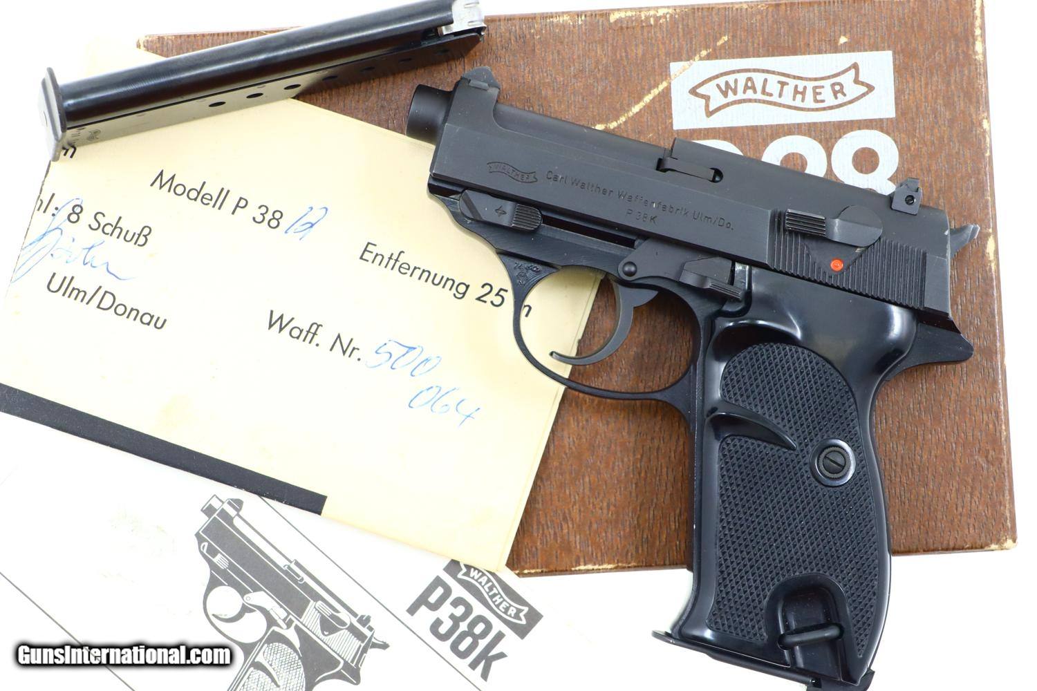 Walther P38 K Super Early Production Near Nib 500064 I 1081 7156