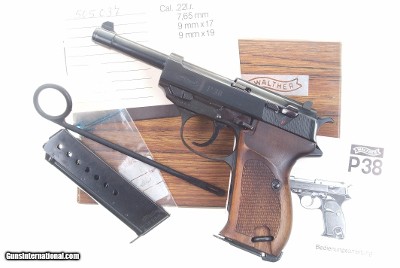 Walther, P38, NIB, 100 Yr Commemorative, 505037, I-743