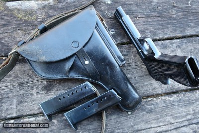 SIG, P210-3, Swiss Basel Police, Rig, P8512, I-750 - Image 8 of 15