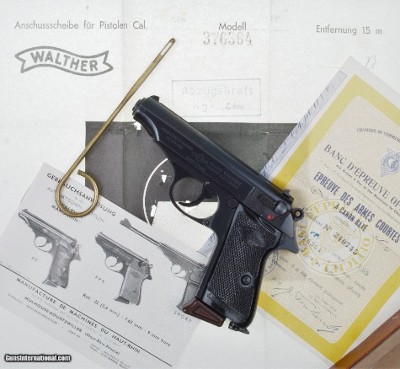 Manurhin Walther PP, Swedish Contract, Boxed, I-348